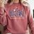 DSW Doctor Of Social Work Graduation DSW Graduate Comfort Colors Sweatshirt Crimson