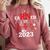 Earned It 2023 For Nurse Graduation Or RN LPN Class Of Comfort Colors Sweatshirt Crimson