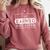 Earned Not Given Police Graduation Deputy Sheriff Comfort Colors Sweatshirt Crimson