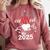 Earned It Nurse Graduation 2025 Nursing Grad Student RN LPN Comfort Colors Sweatshirt Crimson