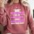 EdD Doctor Of Education Daughter Power Doctorate Graduation Comfort Colors Sweatshirt Crimson