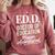 EdD Doctor Of Education Graduation For Doctoral Degree Comfort Colors Sweatshirt Crimson