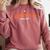 Educated AF 2018 Graduation Comfort Colors Sweatshirt Crimson