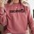 Educated Af Graduation T Shirt Comfort Colors Sweatshirt Crimson
