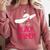 Educated Women Graduation Shirt Comfort Colors Sweatshirt Crimson
