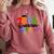 Elementary Graduate 2026 Graduation Class Of 2026 Kids Comfort Colors Sweatshirt Crimson