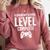 Elementary School Level Complete Gamer Graduate Graduation Comfort Colors Sweatshirt Crimson