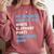 Elephant Party For Introvert Going Comfort Colors Sweatshirt Crimson Elephant Party For Introvert Going Comfort Colors Sweatshirt Crimson