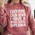 Everyone Calm Down I Have A Middle School Diploma Graduation Comfort Colors Sweatshirt Crimson