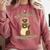 Ew People Ferret Saying Mask Introvert Ferrets Comfort Colors Sweatshirt Crimson