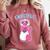 Ew People Introvert Ferrets Saying Mask Ferret Comfort Colors Sweatshirt Crimson