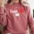FinishEdD Doctor Of Education Graduate EdD Graduation Comfort Colors Sweatshirt Crimson