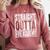 Firefighter Academy Graduation Quote Fireman School Graduate Comfort Colors Sweatshirt Crimson