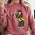 Flossing Graduation Class Of 2019 Women Comfort Colors Sweatshirt Crimson