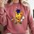 Flossing Pizza Dairy OIT For Dairy OIT Graduation Comfort Colors Sweatshirt Crimson