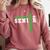 Football Senior Night Football Senior 2025 Graduation 23 Comfort Colors Sweatshirt Crimson