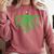 Football Senior Night Football Senior 2025 Graduation 24 Comfort Colors Sweatshirt Crimson