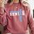 Football Senior Night Football Senior 2025 Graduation 27 Comfort Colors Sweatshirt Crimson