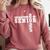 Football Senior Night Football Senior 2025 Graduation 3 Comfort Colors Sweatshirt Crimson