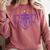 Football Senior Night Football Senior 2025 Graduation 36 Comfort Colors Sweatshirt Crimson