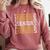 Football Senior Night Football Senior 2025 Graduation 56 Comfort Colors Sweatshirt Crimson