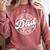 Forget The Grad Dad Survived Class Of 2026 Senior Graduation Comfort Colors Sweatshirt Crimson