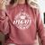 Forget The Grad Mom Survived Class Of 2024 Senior Graduation Comfort Colors Sweatshirt Crimson