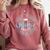 Forget The Grad Mom Survived Class Of 2025 Graduation Comfort Colors Sweatshirt Crimson