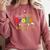 Fourth 4th Grade 2018 Nailed It Graduation Shirt Comfort Colors Sweatshirt Crimson