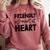 Friendly Introvert At Heart Comfort Colors Sweatshirt Crimson Friendly Introvert At Heart Comfort Colors Sweatshirt Crimson