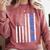 Funny Class Of 2021 American Flag Senior Graduation Comfort Colors Sweatshirt Crimson