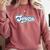 Funny Class Of 2022 Senior Graduate College Graduation Comfort Colors Sweatshirt Crimson