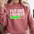 Future Engineer Loading Bar Cool Graduation Comfort Colors Sweatshirt Crimson