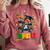 Future HBCU Grad Dabbing Kid Graduation For Boys Kids Comfort Colors Sweatshirt Crimson