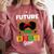 Future HBCU Grad HBCU Tomorrow Girl Graduation Kids Comfort Colors Sweatshirt Crimson