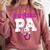 Future PA Physician Assistant Graduation Comfort Colors Sweatshirt Crimson