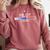 Future Pilot Aviation Academy Graduation Flight School Comfort Colors Sweatshirt Crimson