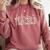 Future Teacher Graduation Student Teacher To Be Comfort Colors Sweatshirt Crimson