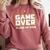 Game Over Class Of 2018 Graduation Shirt Comfort Colors Sweatshirt Crimson