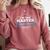 Geographic Information Systems GIS Masters Graduation Shirt Comfort Colors Sweatshirt Crimson