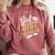 Girl I Just Graduated Spanish Grad Girls Graduation Comfort Colors Sweatshirt Crimson