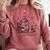 Go Away I´m Introverting Stay Home Socially Awkward Comfort Colors Sweatshirt Crimson