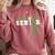 Golf Senior Night Golf Senior 2025 Graduation 33 Comfort Colors Sweatshirt Crimson