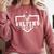 Golf Senior Night Golf Senior 2025 Graduation 6 Comfort Colors Sweatshirt Crimson