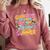 Goodbye 1st Grade To 2nd But First Summer Graduation Comfort Colors Sweatshirt Crimson