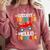 Goodbye 3rd Grade Hello 4th Grade Graduation 2024 Comfort Colors Sweatshirt Crimson
