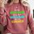 Goodbye 4th Grade On My Way To 5th Grade 2022 Graduation Comfort Colors Sweatshirt Crimson