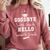 Goodbye 6th Grade Hello 7th Grade Graduation T-Shirt Comfort Colors Sweatshirt Crimson