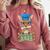 Graduate Kangaroo Class Of 2025 Kids Graduation Comfort Colors Sweatshirt Crimson