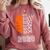 Graduate Senior Class 2020 Graduation Basketball Player Comfort Colors Sweatshirt Crimson